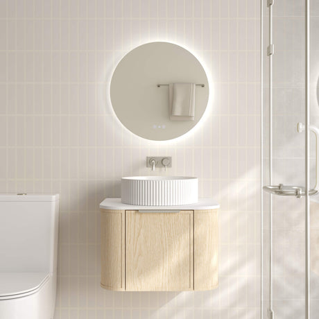 ELVA Wall Hung Vanity Natural Oak