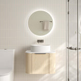 ELVA Wall Hung Vanity Natural Oak