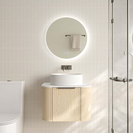 ELVA Wall Hung Vanity Natural Oak