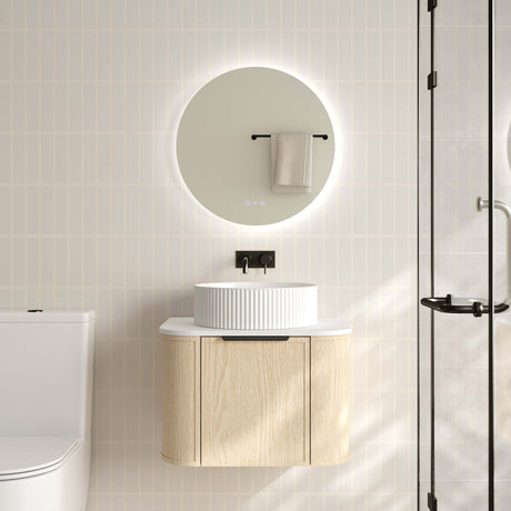 ELVA Wall Hung Vanity Natural Oak