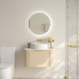 ELVA Wall Hung Vanity Natural Oak