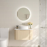 ELVA Wall Hung Vanity Natural Oak