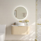 ELVA Wall Hung Vanity Natural Oak