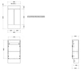 Timberline ENSUITE Single Bowl Floor Standing Vanity (All Sizes)