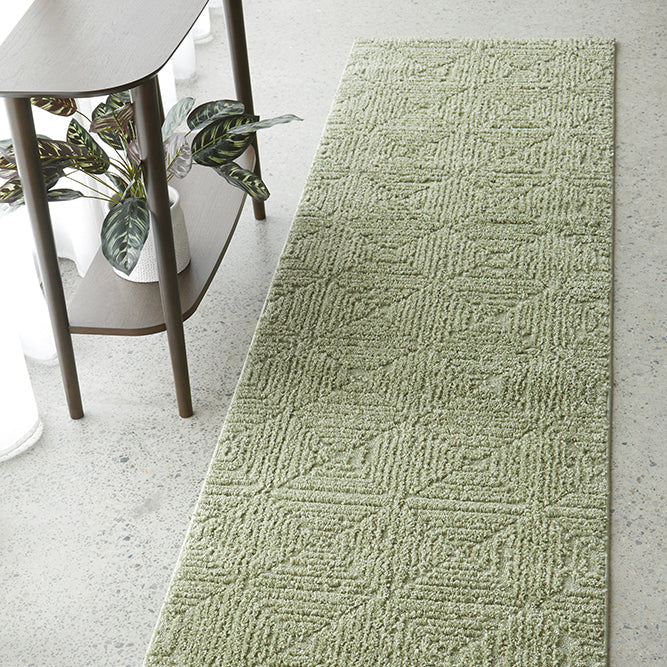 Envy Shilo Green Runner Rug