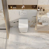 Enox66 Rimless Wall Hung Toilet Pan (Gloss White)