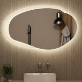 EVANSTON LED Asymmetric Frameless Mirror 1100x646mm