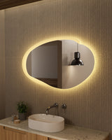 EVANSTON LED Asymmetric Frameless Mirror 1100x646mm