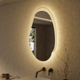 EVANSTON LED Asymmetric Frameless Mirror 530x900mm