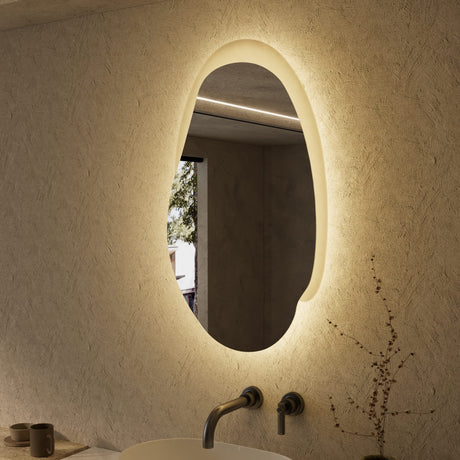 EVANSTON LED Asymmetric Frameless Mirror 530x900mm