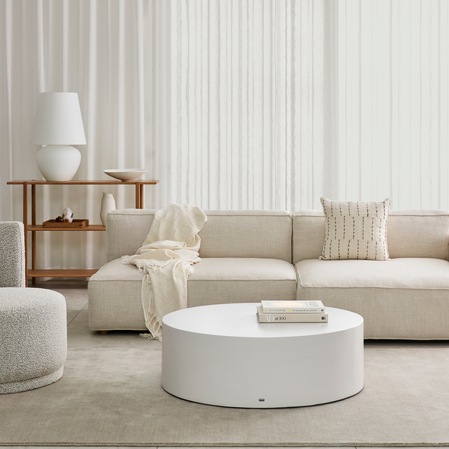 EcoSmart CIRC 40 Concrete Coffee Table