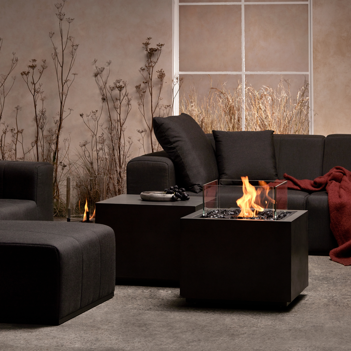 EcoSmart CUBE 24 Concrete Coffee Table
