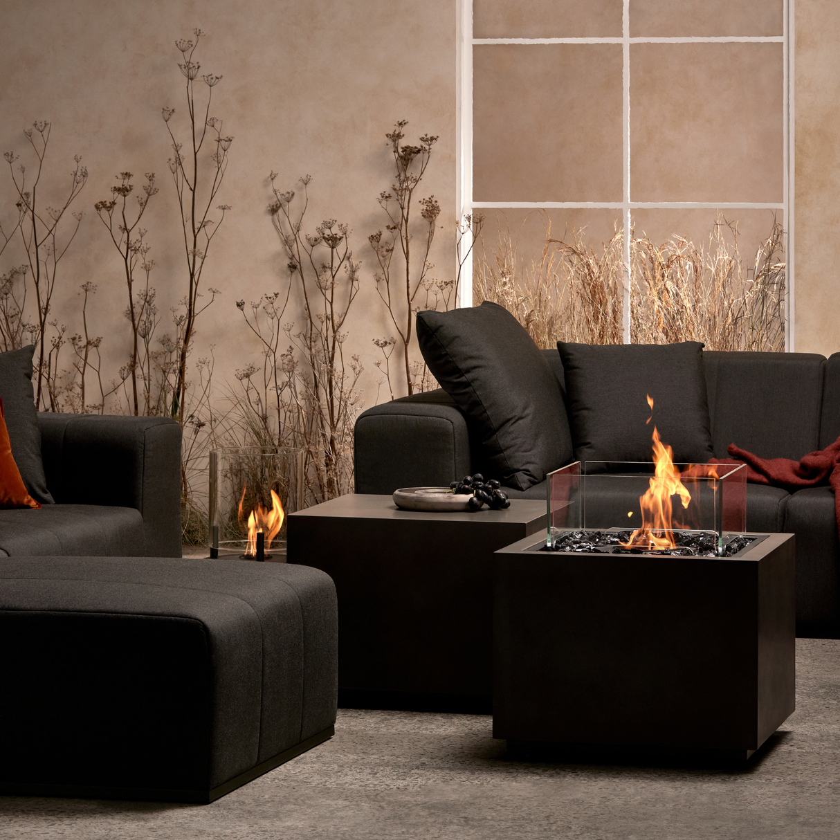 EcoSmart CUBE 24 Concrete Coffee Table