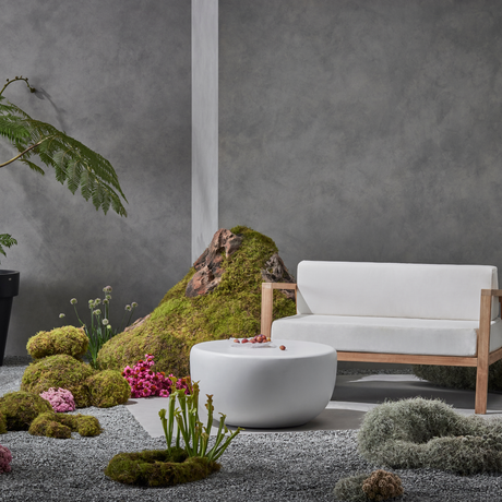 EcoSmart NODE 30 Concrete Coffee Table (CIRC M1)