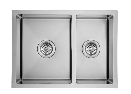 Eden 1 & 1 / 2 Bowl Above / Undermount Sink 590mm Stainless Steel