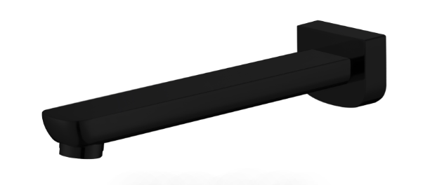 Eden Bath Spout 200mm - Matte Black