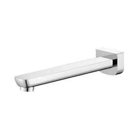 Eden Bath Spout 200mm - Chrome