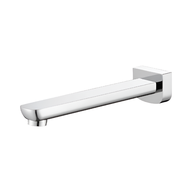 Eden Bath Spout 200mm - Chrome