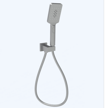Eden Handshower On Wall Outlet Bracket Brushed Gun Metal