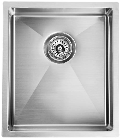 Eden Single bowl Undermount Sink 93 degree 340mm Stainless Steel