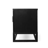 Eden Teak Wood Entertainment Unit - Black - 3m