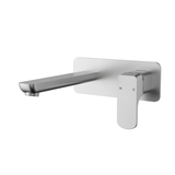 Eden Wall Basin Mixer Brushed Nickel