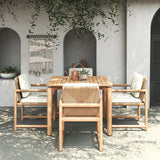 Elara Outdoor Teak Dining Table - 1m