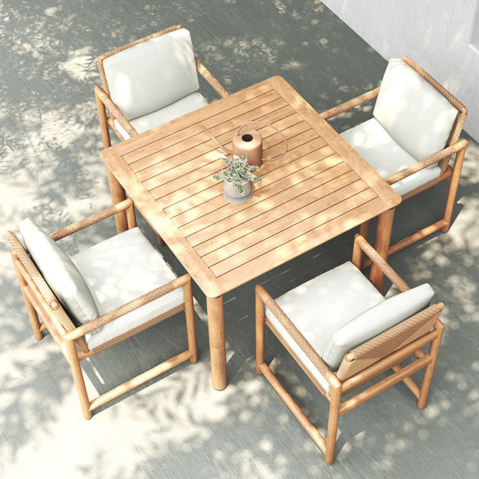 Elara Outdoor Teak Dining Table - 1m