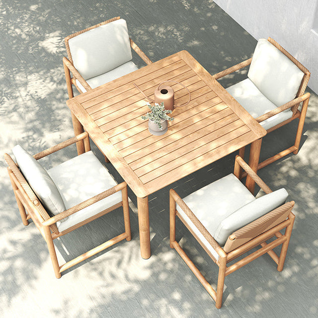 Elara Outdoor Teak Dining Table - 1m