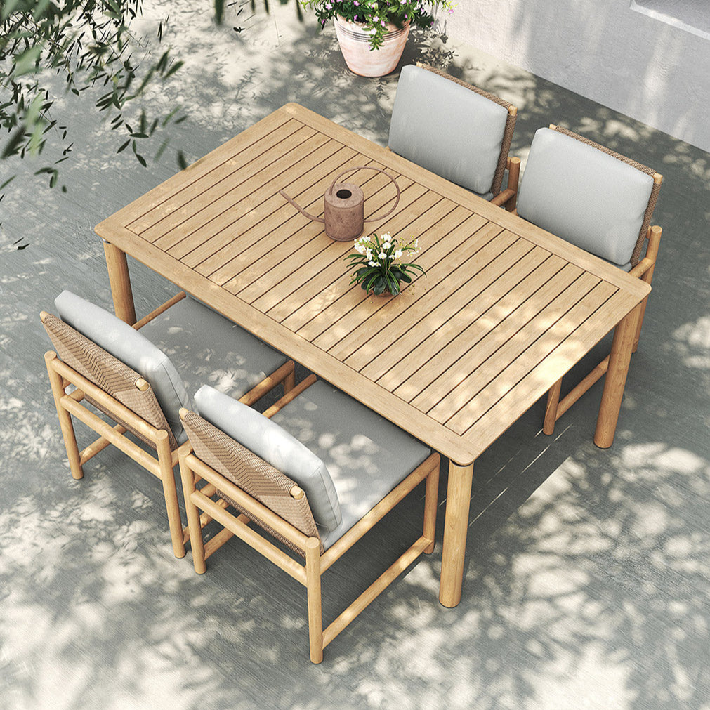 Elara Outdoor Teak Table – 1.6m
