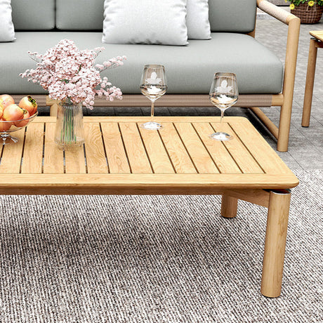 Elara Outpost Teak Coffee Side Table 1.4m