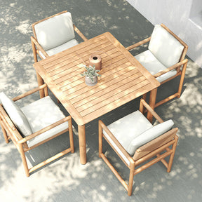 Elara Outpost Teak Dining Armchair