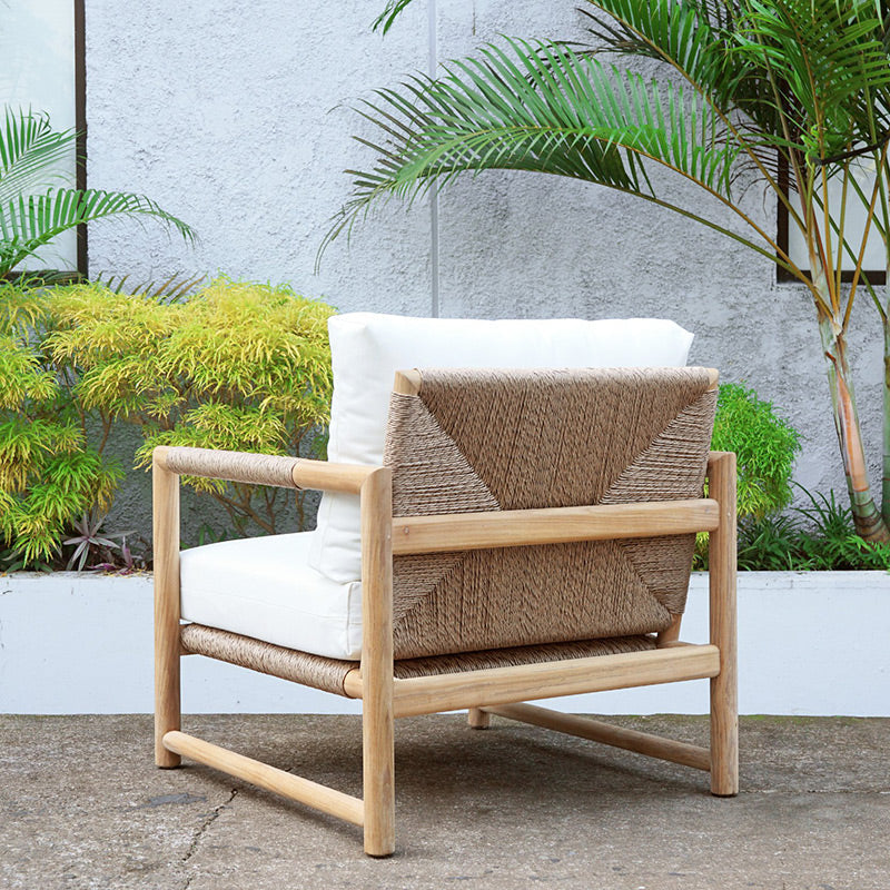 Elara Outpost Teak Sofa - 1 Seater