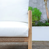 Elara Outpost Teak Sofa - 3 Seater
