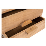 Elara Teak Bedside Table - Natural - 0.61m