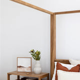 Elara Teak Four Post Bed - King - 1.94m