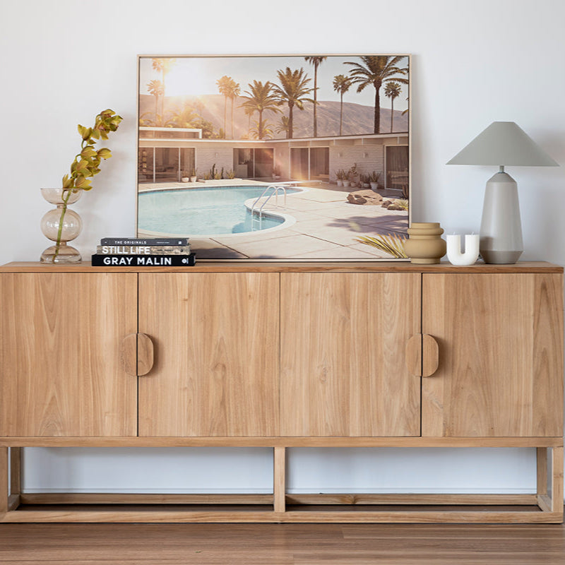 Elara Teak Sideboard – Four Door - 2m