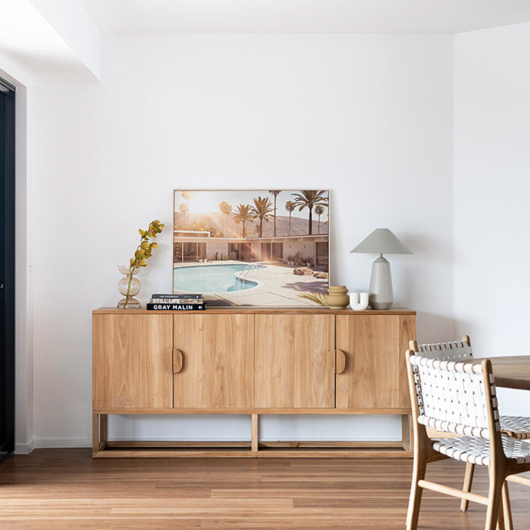 Elara Teak Sideboard – Four Door - 2m