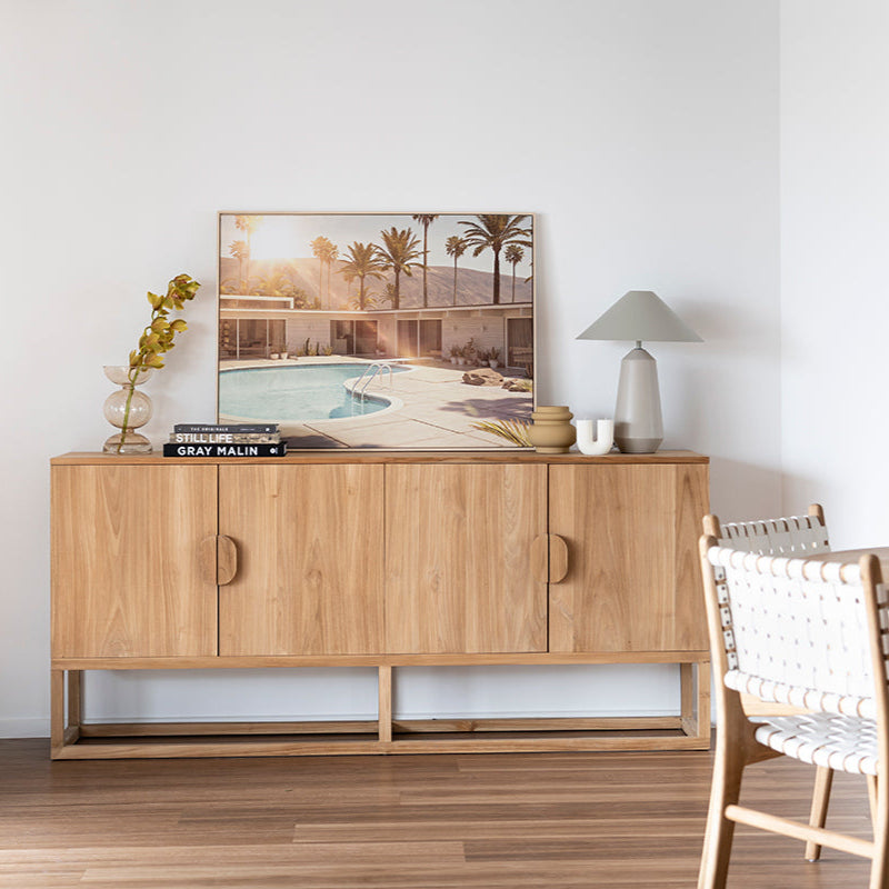Elara Teak Sideboard – Four Door - 2m
