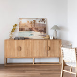 Elara Teak Sideboard – Four Door - 2m