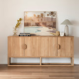 Elara Teak Sideboard – Four Door - 2m