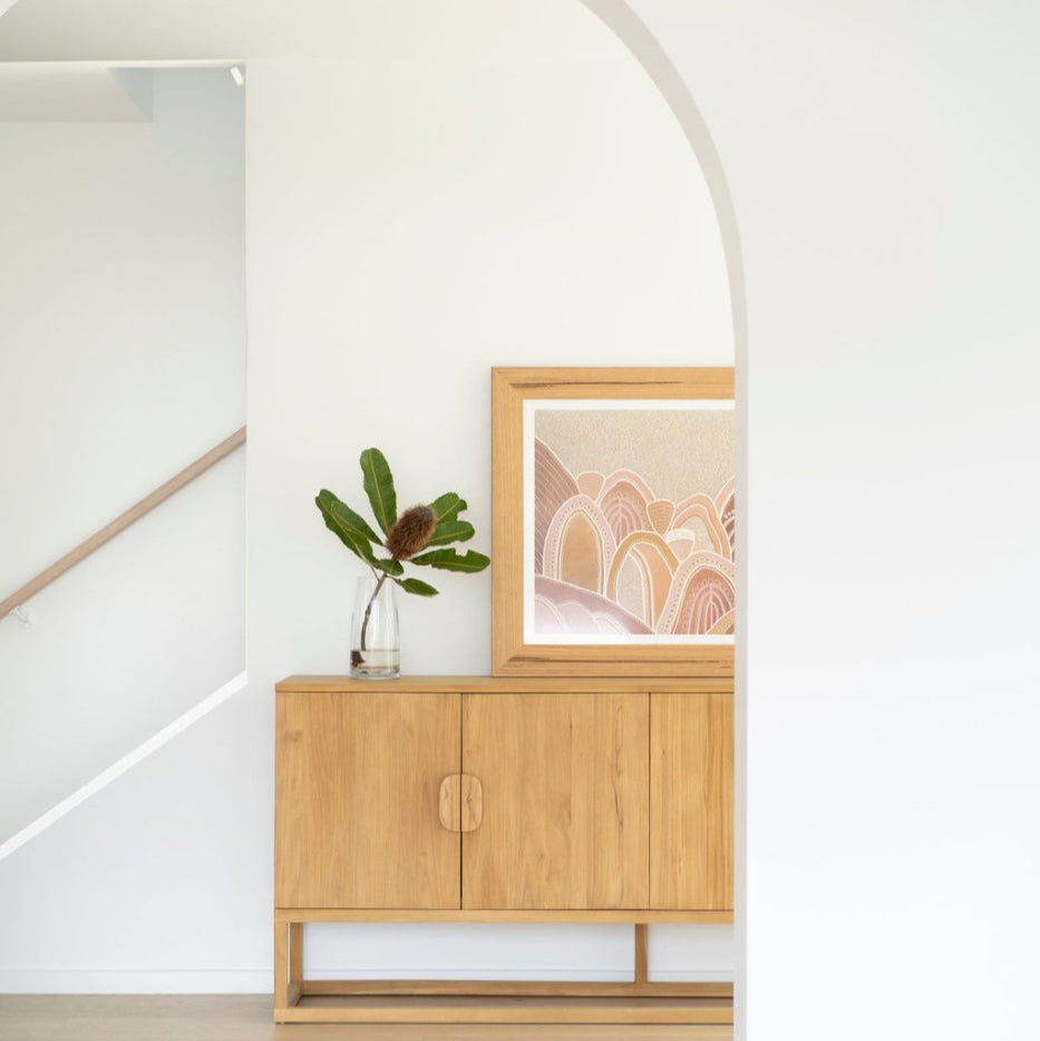 Elara Teak Sideboard – Four Door - 2m