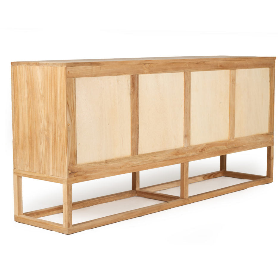 Elara Teak Sideboard – Four Door - 2m