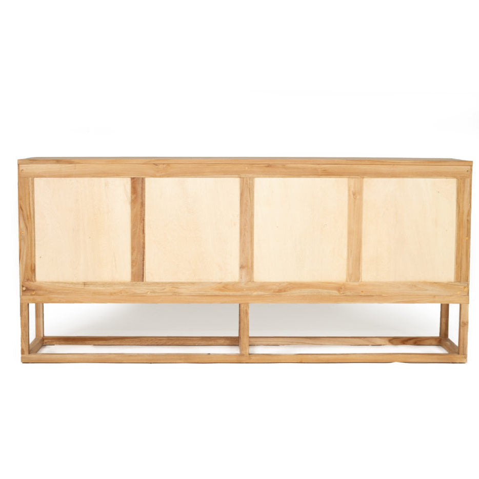 Elara Teak Sideboard – Four Door - 2m