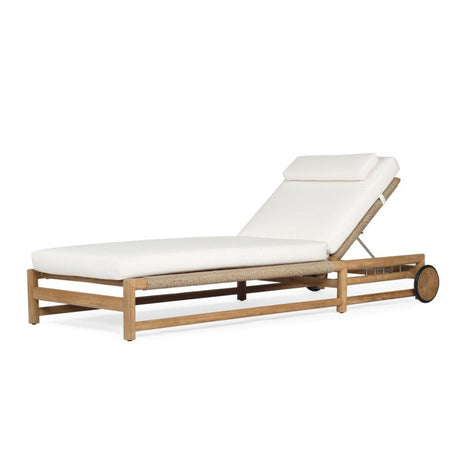Elara Teak Sunlounger