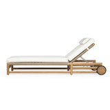 Elara Teak Sunlounger
