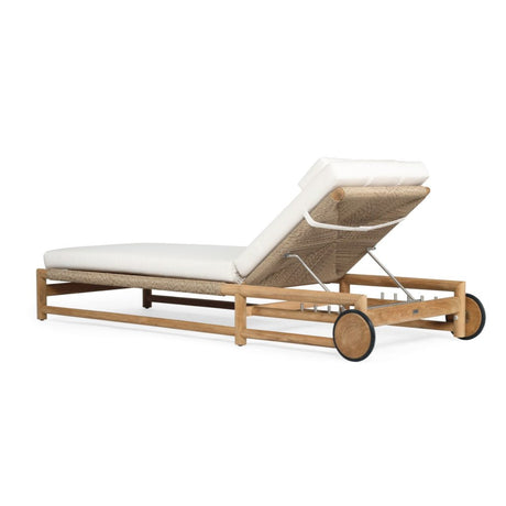 Elara Teak Sunlounger