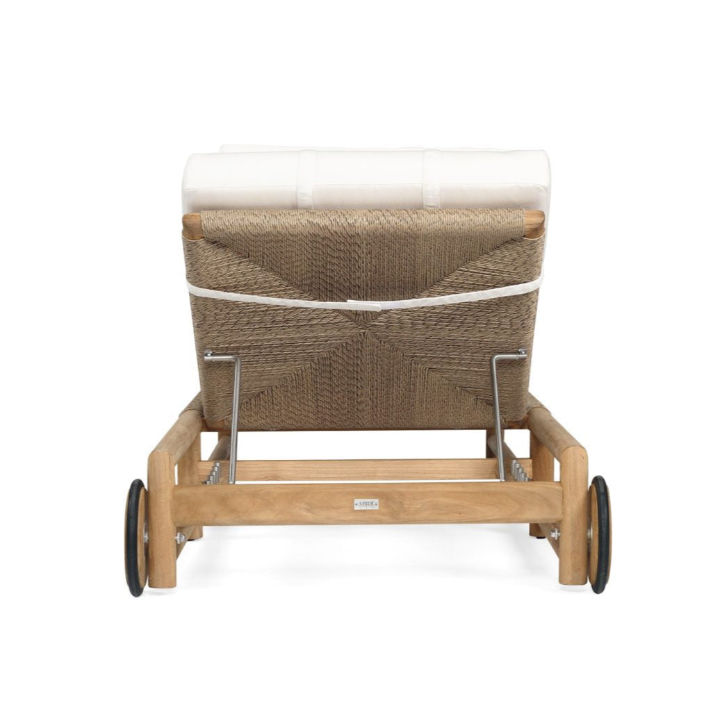 Elara Teak Sunlounger