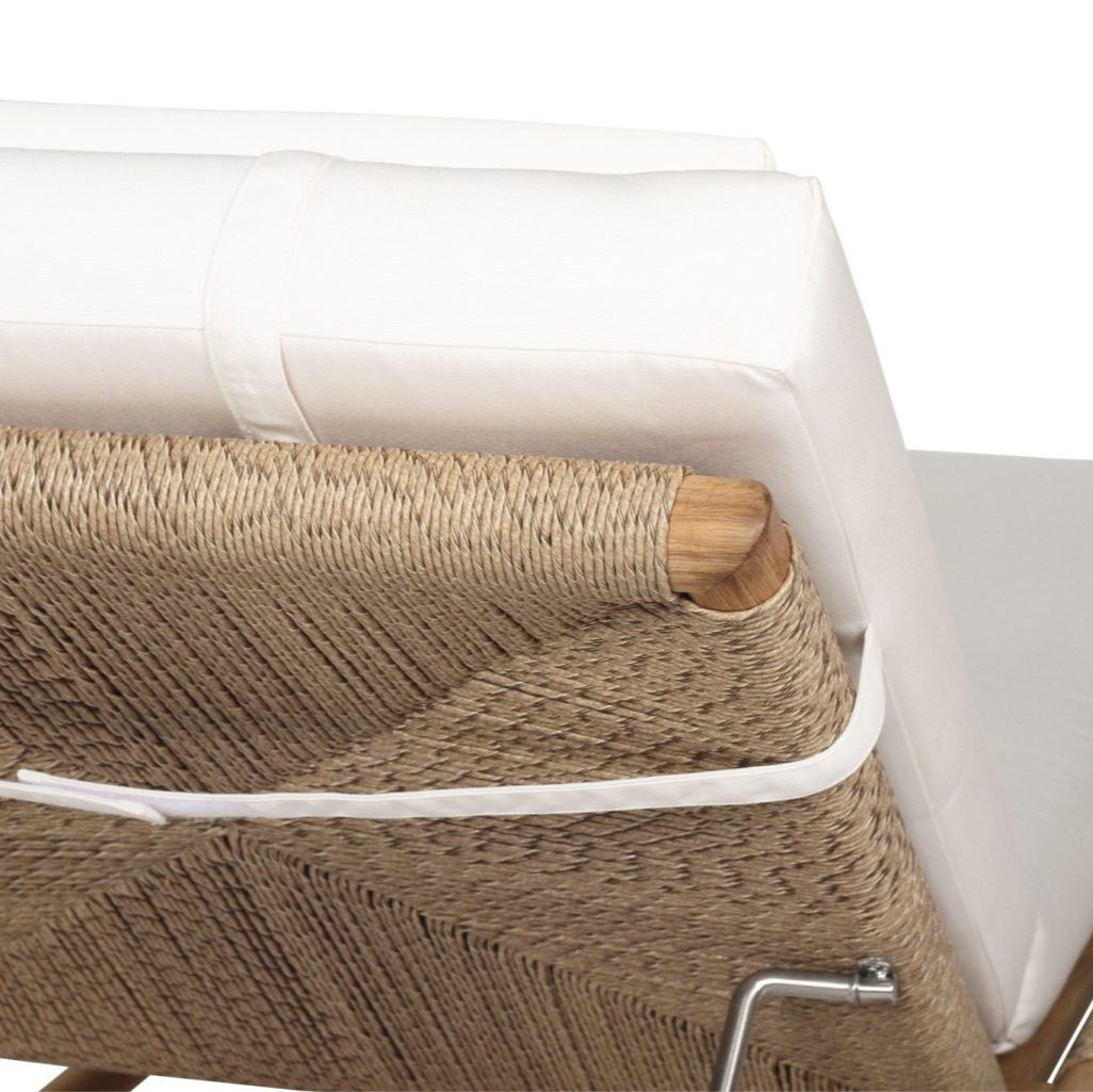Elara Teak Sunlounger