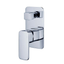 Elegant Wall Mixer With Diverter (Chrome)